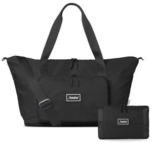The Foldie Bag Black Unisex Foldie Travel Bag Black NWT
